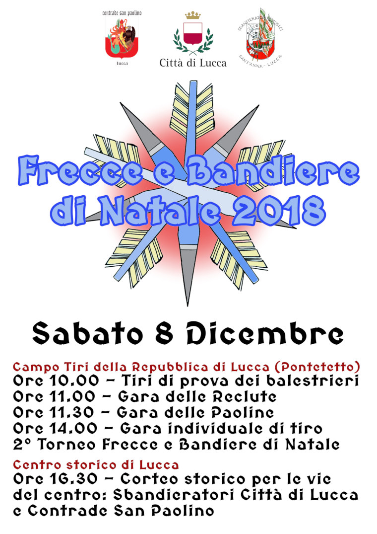Locandina con programma della manifestazione
