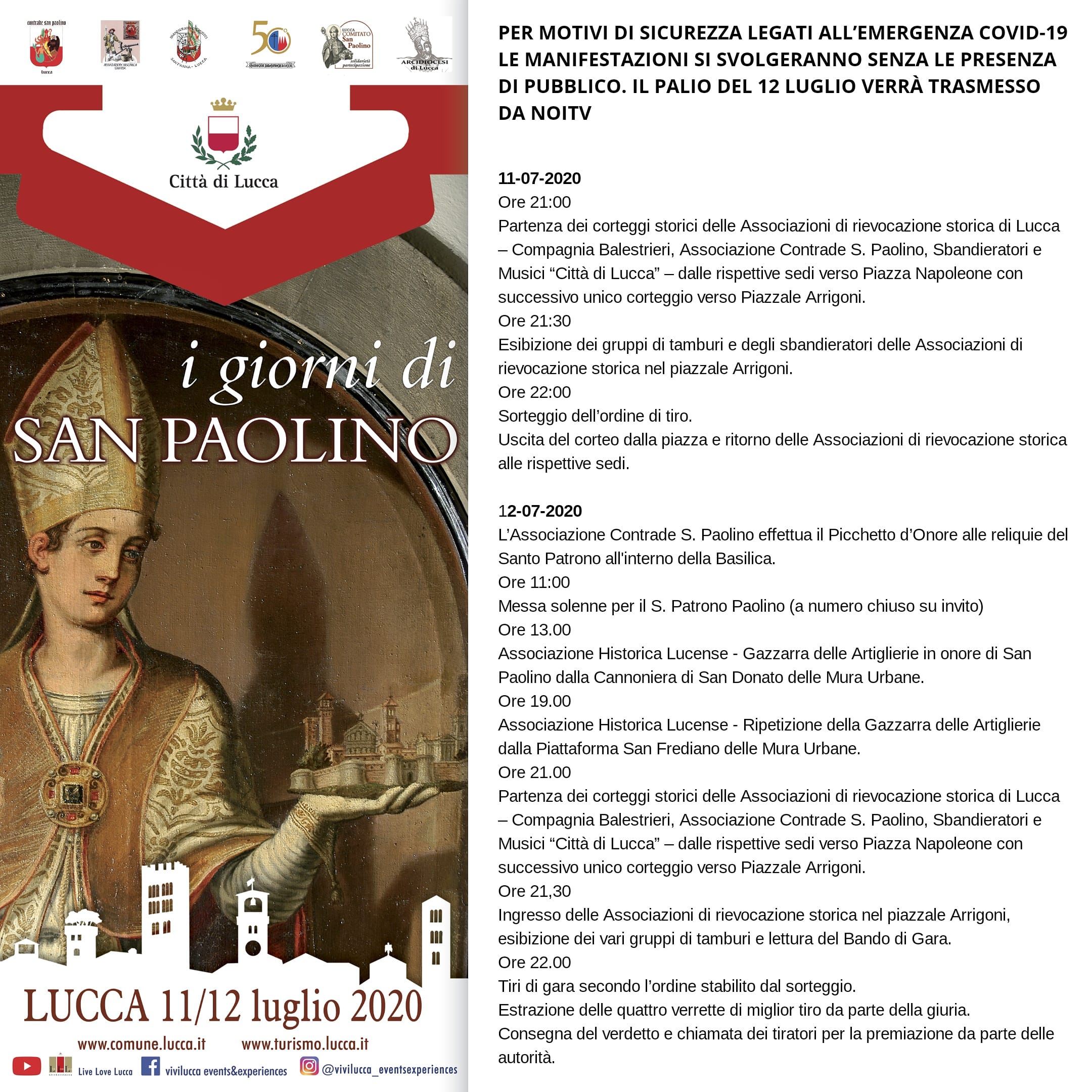 locandina giorni san paolino