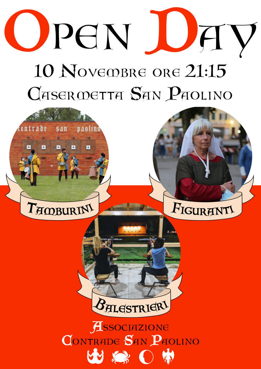 volantino open day