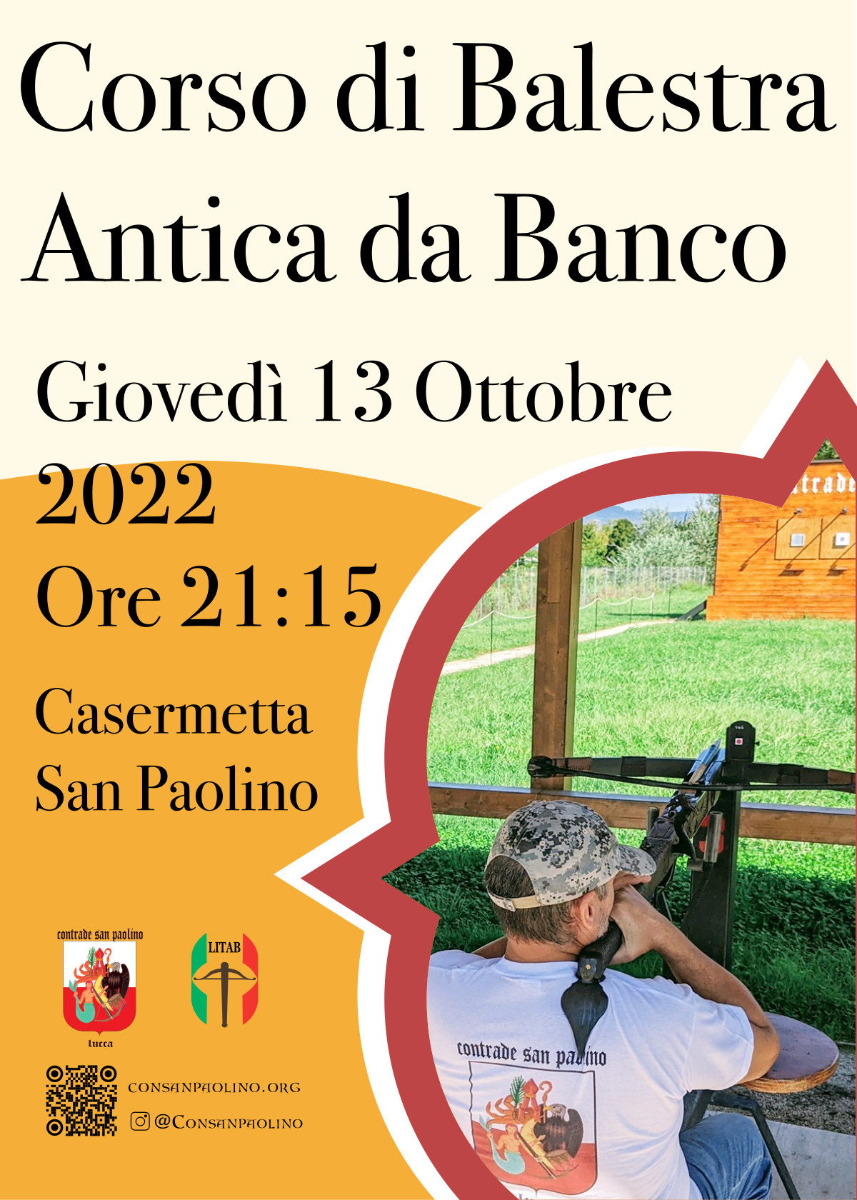 locandina corso tiro