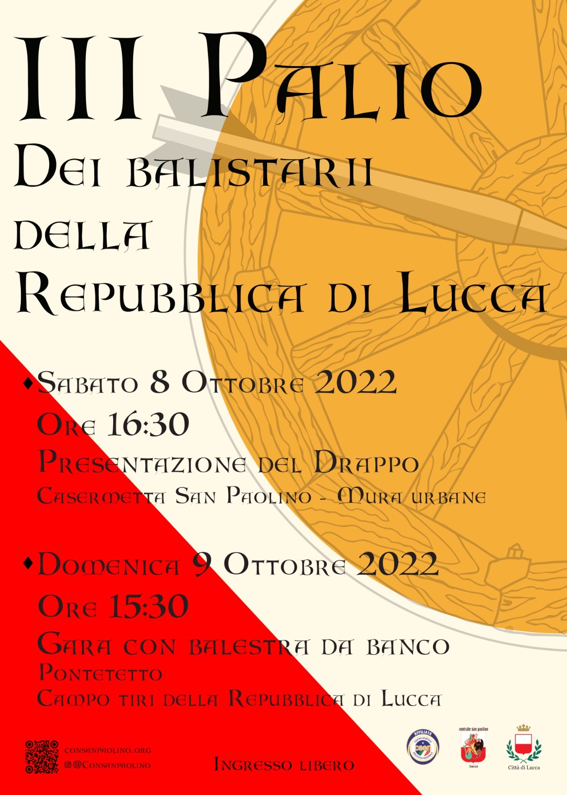 locandina 3o palio dei balistarii